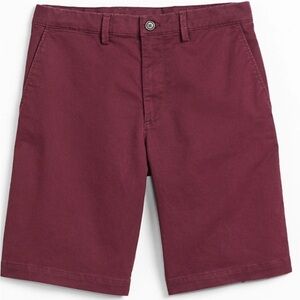 GAP Deep Burgundy Essential Shorts. NWOT